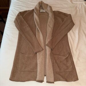 Babaton Beige Knit Cardigan